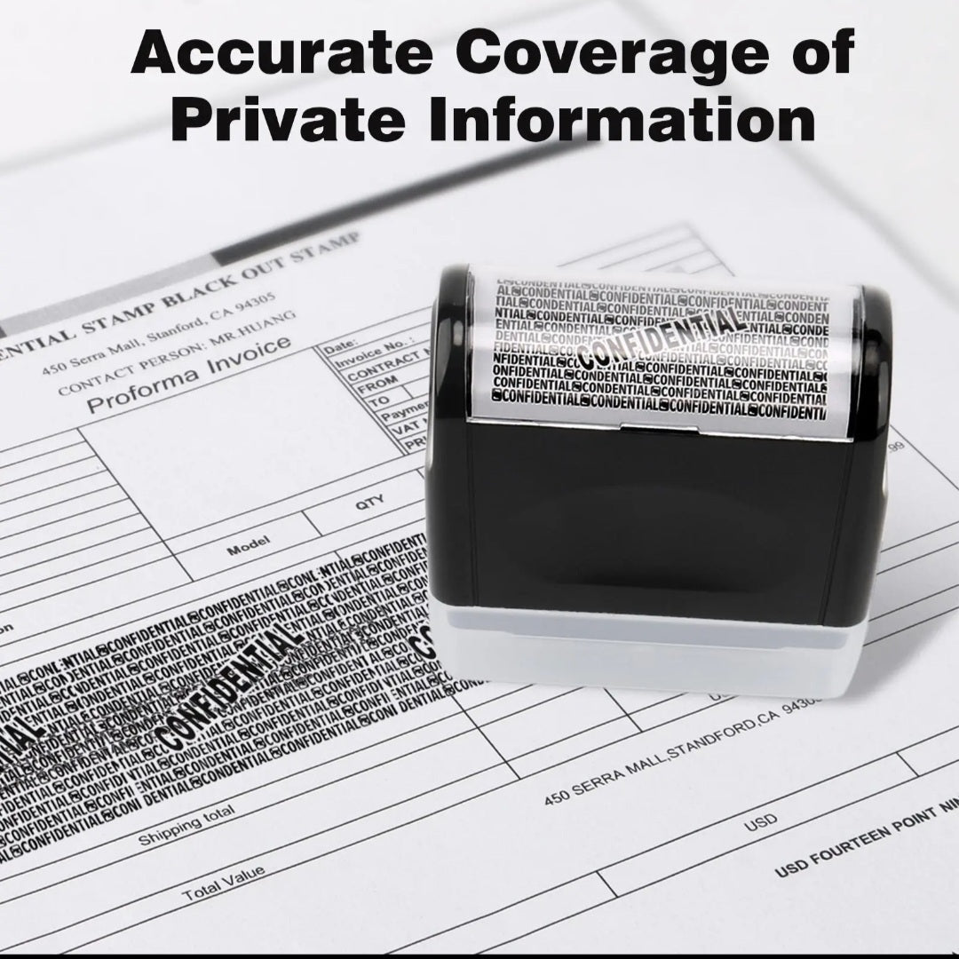 Identify Information Protection roller LARGE. 1 ink cartridge. (colors will vary)